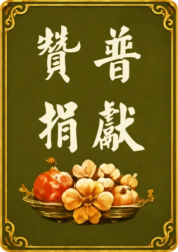 贊普捐獻